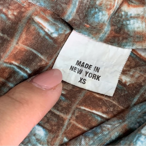 Torn by Ronny Kobo Women's Bodycon One Shoulder Multicolor Bodycon Dress Size XS - Picture 5 of 13